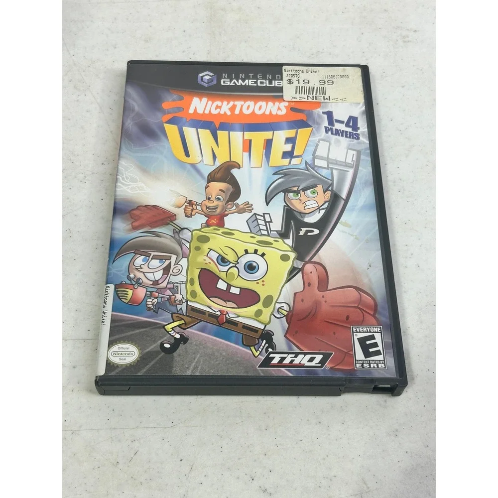 Nicktoons Unite Nintendo GameCube GCN SpongeBob Danny Phantom CIB GS-167